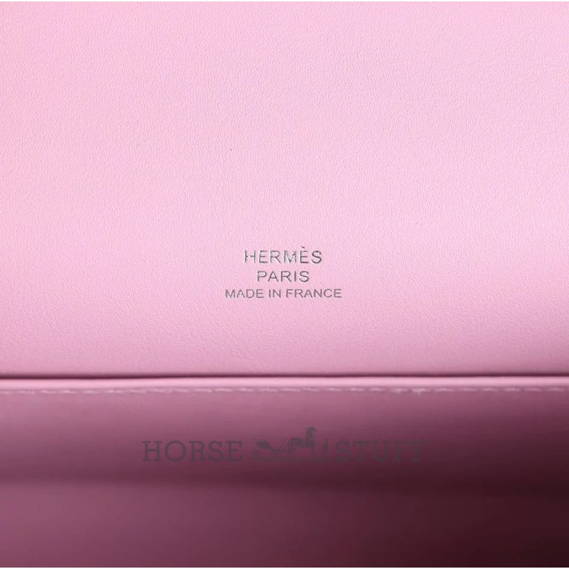 HERMÈS KELLY POCHETTE CLUTCH Mauve Sylvestre Swift PHW