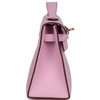 HERMÈS KELLY POCHETTE CLUTCH Mauve Sylvestre Swift RGHW