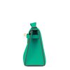 Hermès Kelly Pochette Clutch Menthe Swift GHW