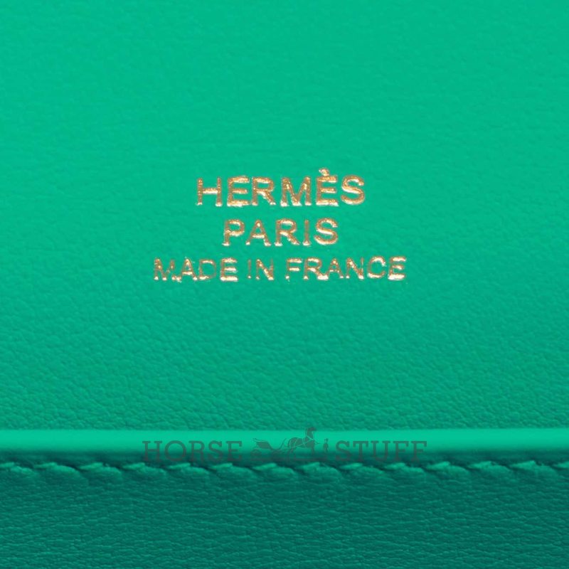 Hermès Kelly Pochette Clutch Menthe Swift GHW