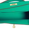 Hermès Kelly Pochette Clutch Menthe Swift GHW