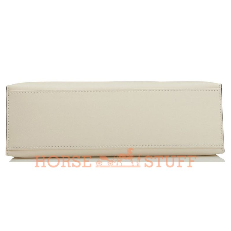 Hermès Kelly Pochette Clutch Nata Swift GHW