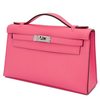 HERMÈS KELLY POCHETTE CLUTCH Rose Azalee Swift PHW