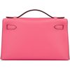 HERMÈS KELLY POCHETTE CLUTCH Rose Azalee Swift PHW