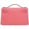 Hermès Kelly Pochette Clutch Rose d'Ete Swift GHW