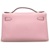 Hermès Kelly Pochette Clutch Rose Sakura Swift PHW