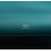HERMÈS KELLY POCHETTE CLUTCH Vert Bosphore Swift PHW
