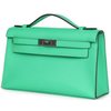 HERMÈS KELLY POCHETTE CLUTCH Vert Comics Swift PHW