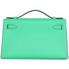 HERMÈS KELLY POCHETTE CLUTCH Vert Comics Swift PHW