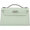 HERMÈS KELLY POCHETTE CLUTCH Vert Fizz Swift PHW