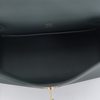 HERMÈS KELLY POCHETTE CLUTCH Vert Mangrove Swift Permabrass