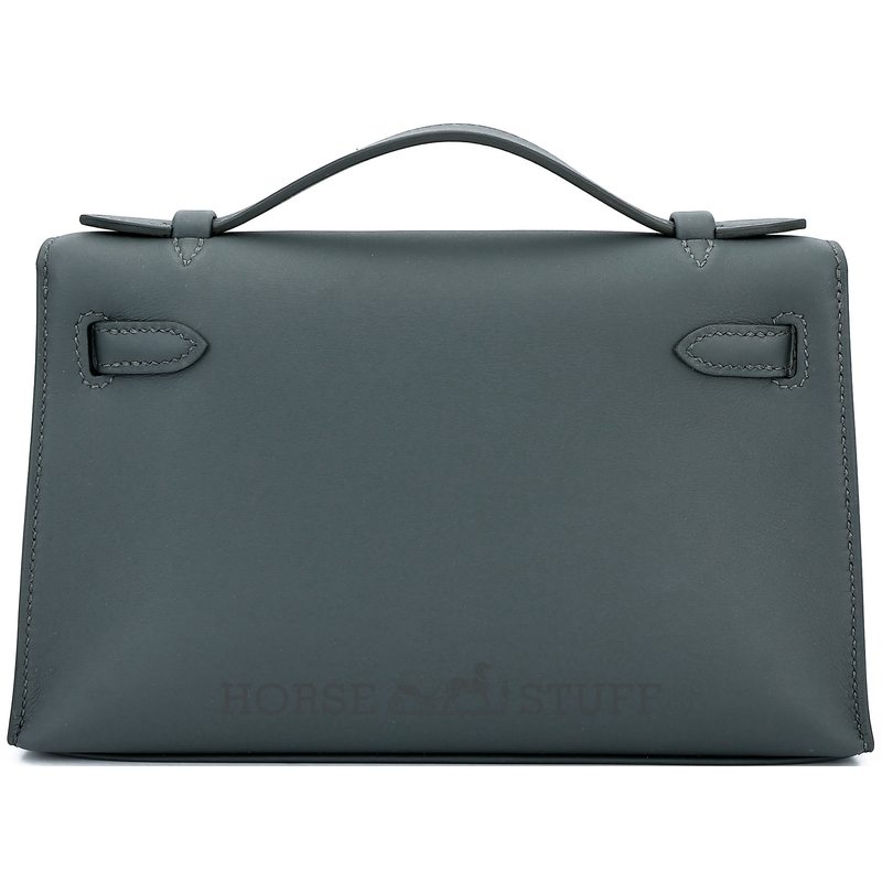 HERMÈS KELLY POCHETTE CLUTCH Vert Mangrove Swift PHW