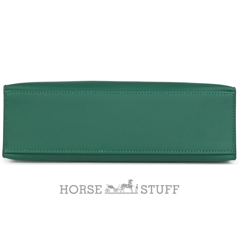 HERMÈS KELLY POCHETTE CLUTCH Vert Moyen Swift PHW