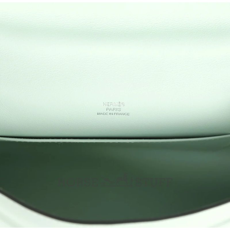 HERMÈS KELLY POCHETTE CLUTCH Vert Peppermint Swift PHW