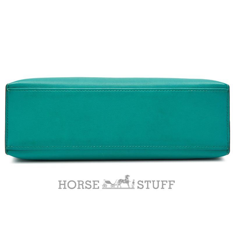 Hermès Kelly Pochette Clutch Vert Verone Swift GHW