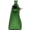 HERMÈS KELLY POCHETTE CLUTCH Vert Yucca Swift GHW