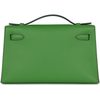 HERMÈS KELLY POCHETTE CLUTCH Vert Yucca Swift GHW
