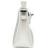 HERMÈS KELLY POCHETTE CLUTCH White Swift PHW
