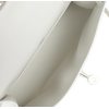 HERMÈS KELLY POCHETTE CLUTCH White Swift PHW