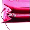 Hermès Kelly To Go Wallet Rose Scheherazade Shiny Crocodile Alligator RGHW