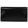 Hermès Kelly To Go Wallet Black Box Calf GHW