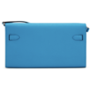 Hermès Kelly To Go Wallet Blue Frida Chèvre PHW