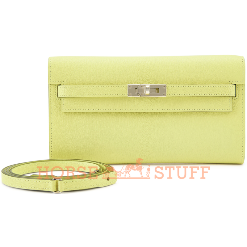 Hermès Kelly To Go Wallet Jaune Bourgeon Chèvre PHW