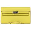 Hermès Kelly To Go Wallet Lime Chèvre PHW