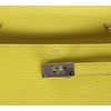 Hermès Kelly To Go Wallet Lime Chèvre PHW