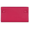 Hermès Kelly To Go Wallet Rose Pourpre Chèvre PHW