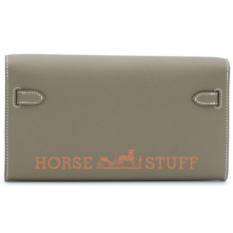 Hermès Kelly To Go Wallet Etoupe Epsom PHW