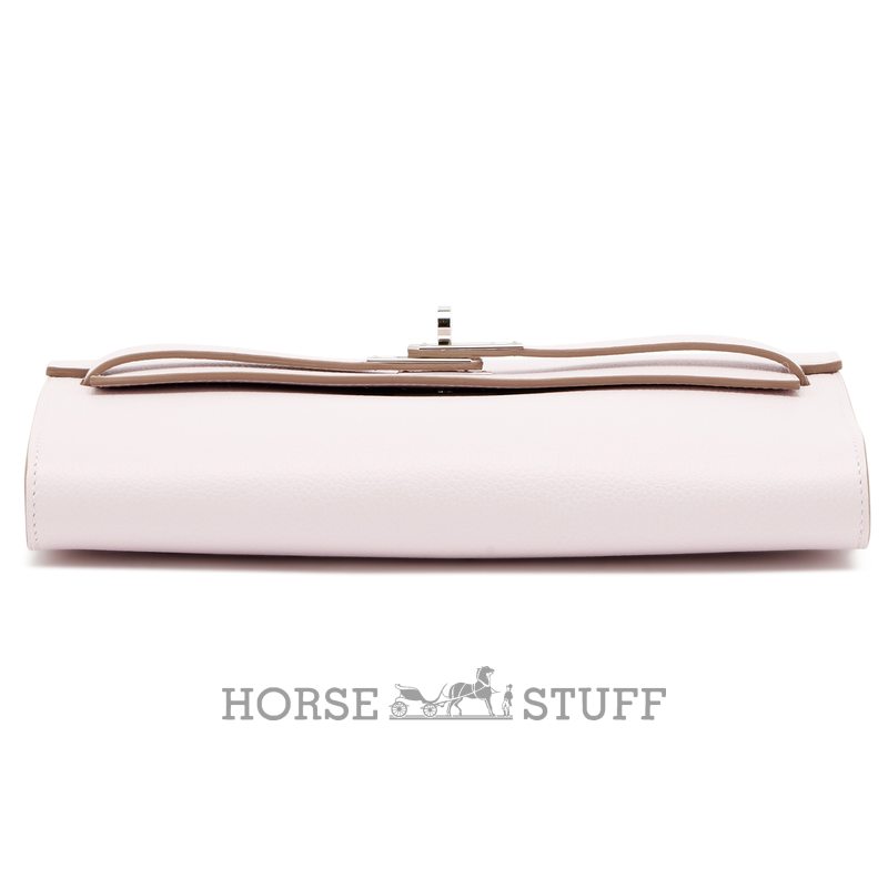 Hermès Kelly To Go Wallet Mauve Pale Evercolor PHW