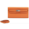 Hermès Kelly To Go Wallet Orange Epsom PHW