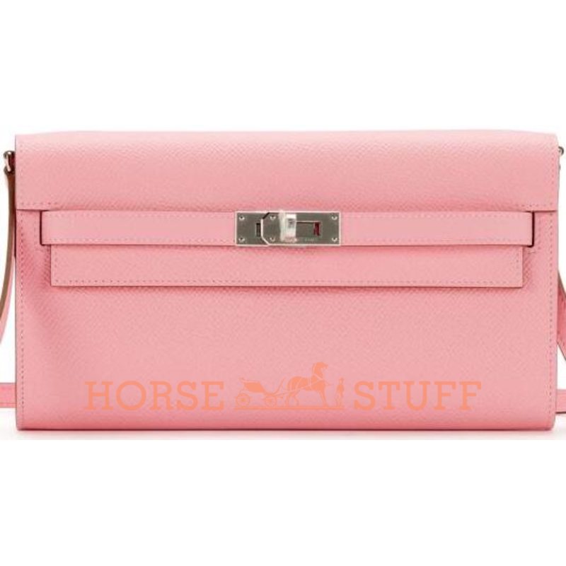 Hermès Kelly To Go Wallet Rose Confetti Epsom PHW