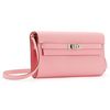 Hermès Kelly To Go Wallet Rose Confetti Epsom PHW