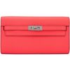 Hermès Kelly To Go Wallet Rose Texas Epsom PHW