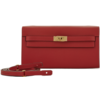 Hermès Kelly To Go Wallet Rouge Casaque Epsom GHW