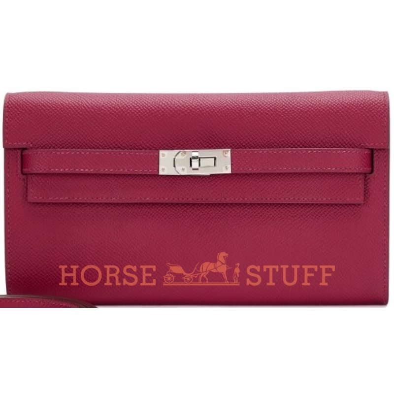 Hermès Kelly To Go Wallet Rubis Epsom PHW