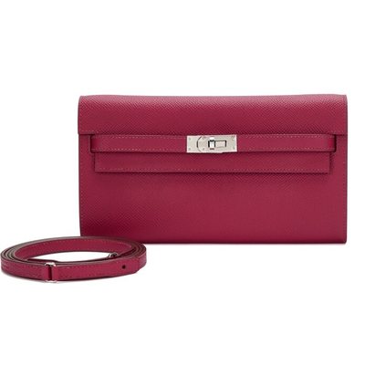 Hermès Kelly To Go Wallet Rubis Epsom PHW