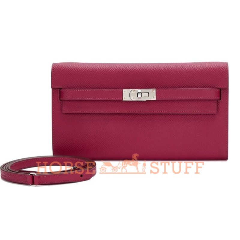 Hermès Kelly To Go Wallet Rubis Epsom PHW