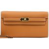 Hermès Kelly To Go Wallet Toffee Epsom GHW