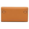 Hermès Kelly To Go Wallet Toffee Epsom GHW