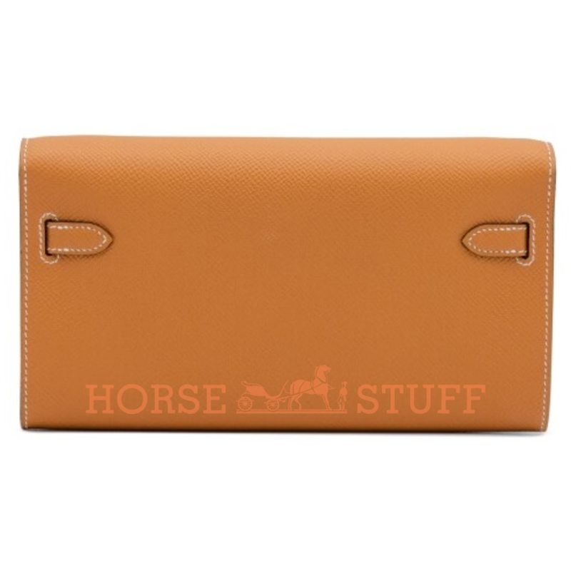 Hermès Kelly To Go Wallet Toffee Epsom GHW