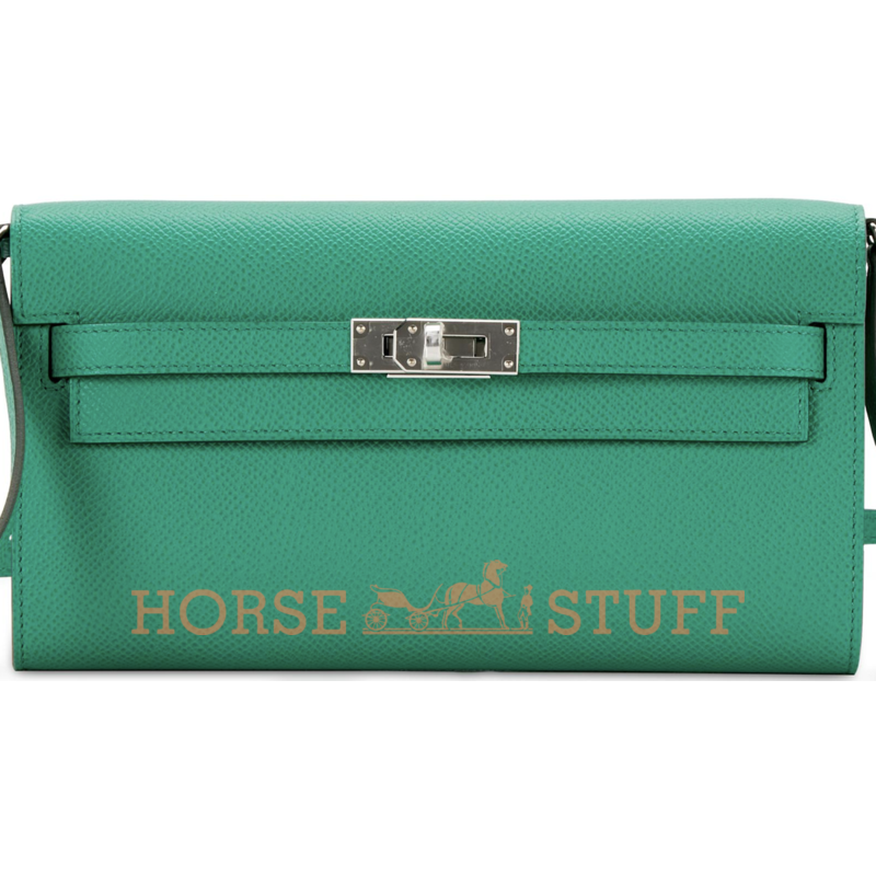 Hermès Kelly To Go Wallet Vert Jade Epsom PHW