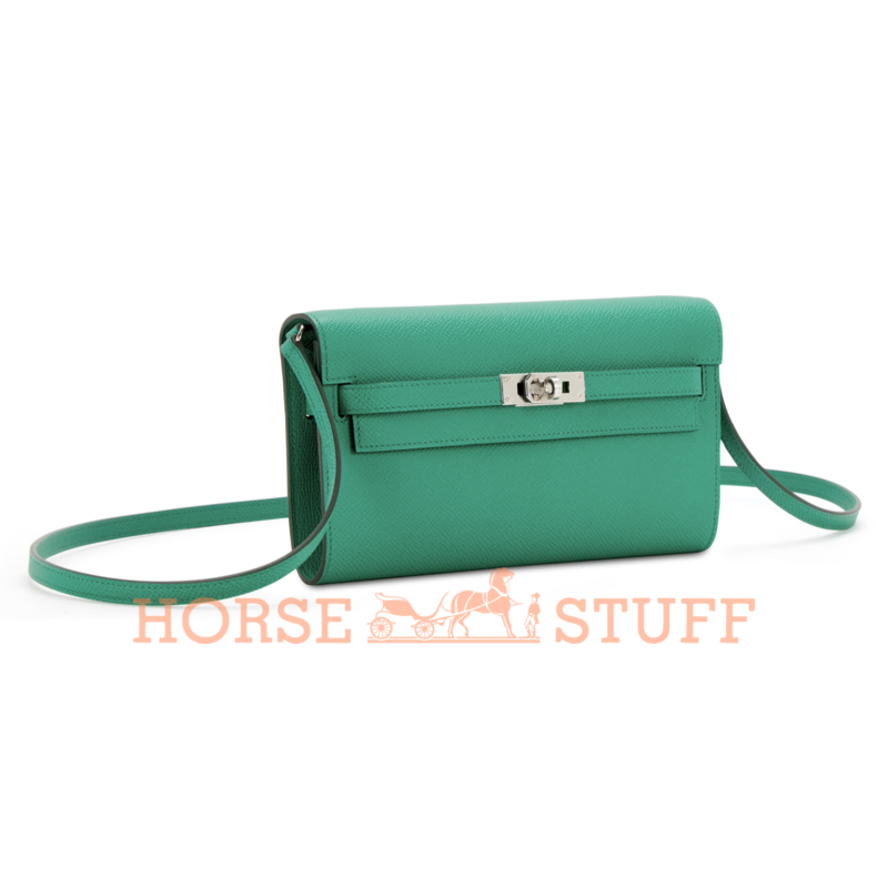 Hermès Kelly To Go Wallet Vert Jade Epsom PHW