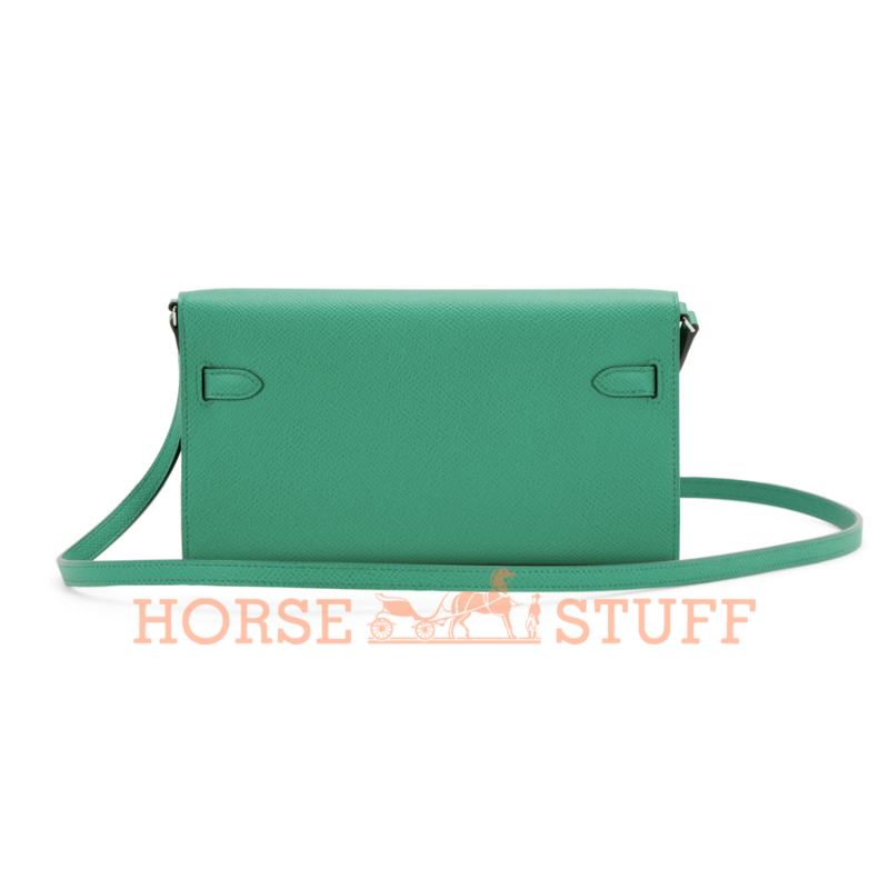 Hermès Kelly To Go Wallet Vert Jade Epsom PHW