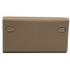 Hermès Kelly To Go Wallet Etoupe Evercolor GHW