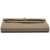 Hermès Kelly To Go Wallet Etoupe Evercolor GHW