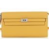 Hermès Kelly To Go Wallet Sun Evercolor PHW
