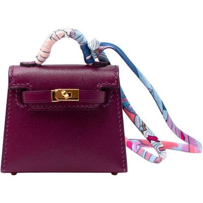 Брелок для сумки Hermès Kelly Twilly Anemone